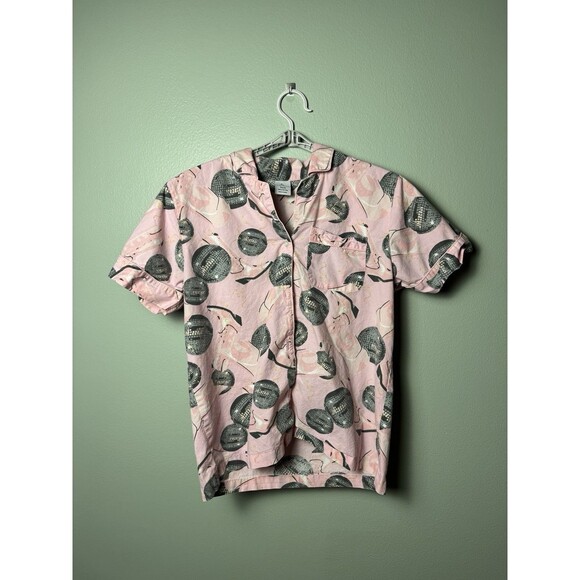 8 Oak Lane Disco Party Pajama Top - 100% Cotton - Size Xtra Small/Small - Picture 1 of 3